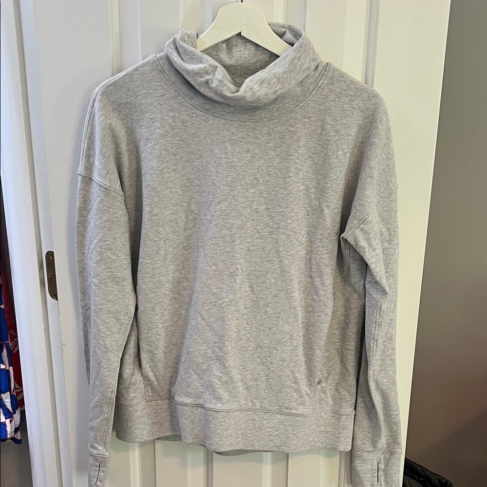 Lululemon gray cowl neck